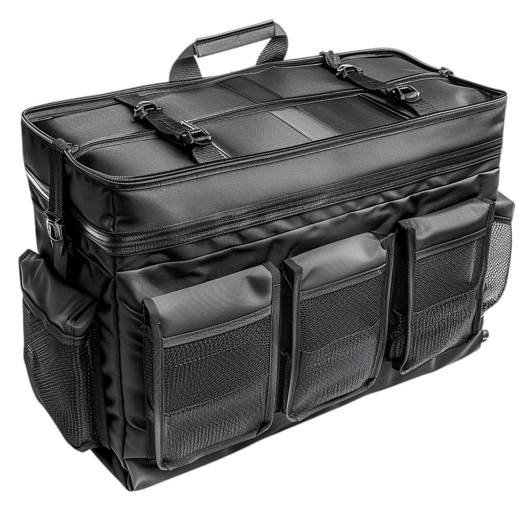 Xoran Foldable Car Trunk Organizer with Adjustable Compartments and Non-Slip Bottom