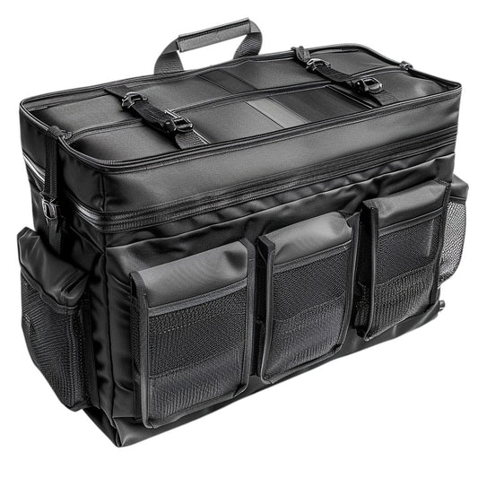 Xoran Foldable Car Trunk Organizer with Adjustable Compartments and Non-Slip Bottom