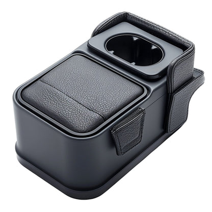 Xoran Universal Car Seat Gap Organizer with Cup Holder and Charging Cable Hole