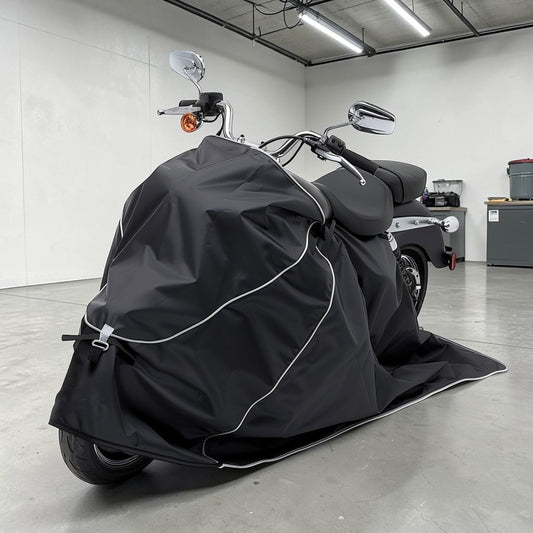 Xoran All-Weather Waterproof Motorcycle Cover Outdoor Dust Proof Protection