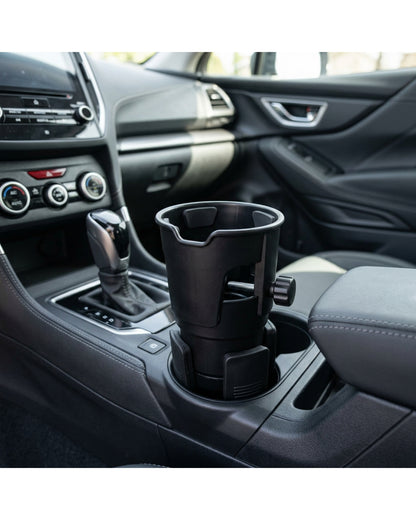 Xoran Cupnest Car Cup Holder Expander 3.0-4.2 in Black - Lifestyle view