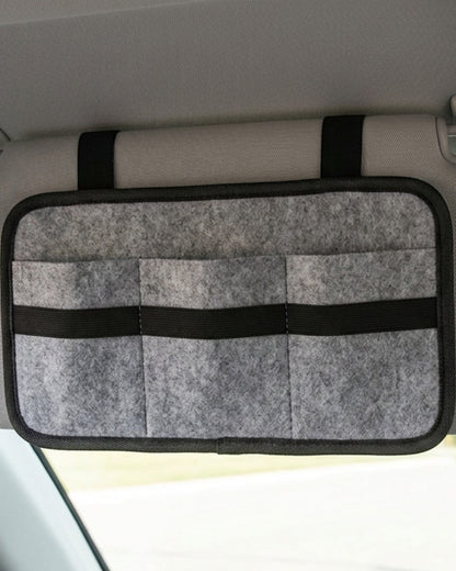 Xoran Visorgrid Car Sun Visor Organizer 5 Pockets Gray - Lifestyle view